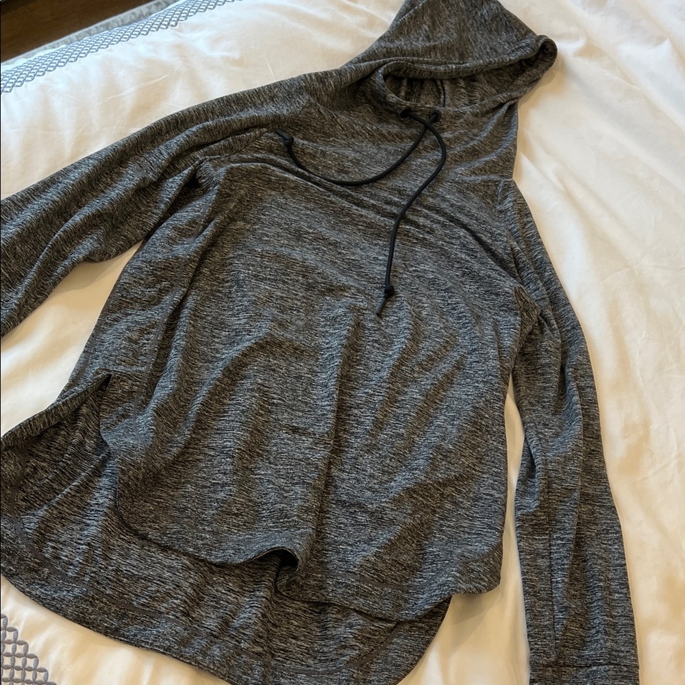 Athleta Charcoal Heather Hoodie